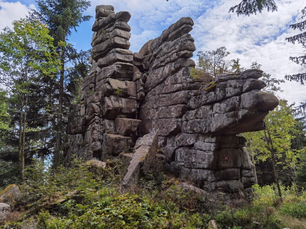 Beeindruckende Felsformation der Drei-Brüder-Felsen