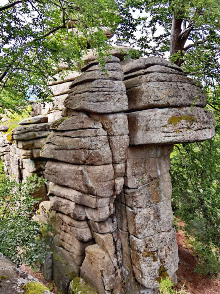 Sagenhafte Felsformationen im Fichtelgebirge - der Rudolfstein