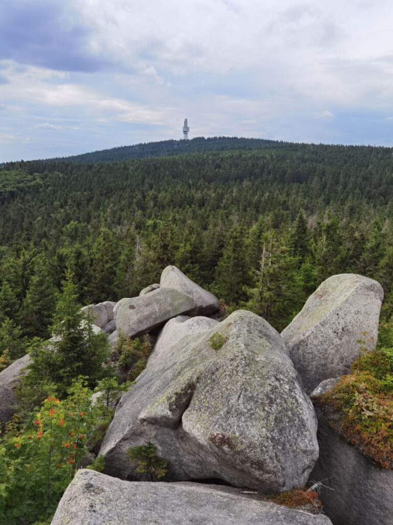 Als Wanderung in Franken möglich: Der Schneeberg, mit 1051 Metern höchster Berg im Fichtelgebirge