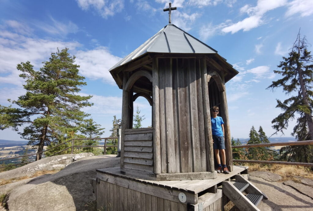 Auf dem Burgstein im Felsenlabyrinth Wunsiedel