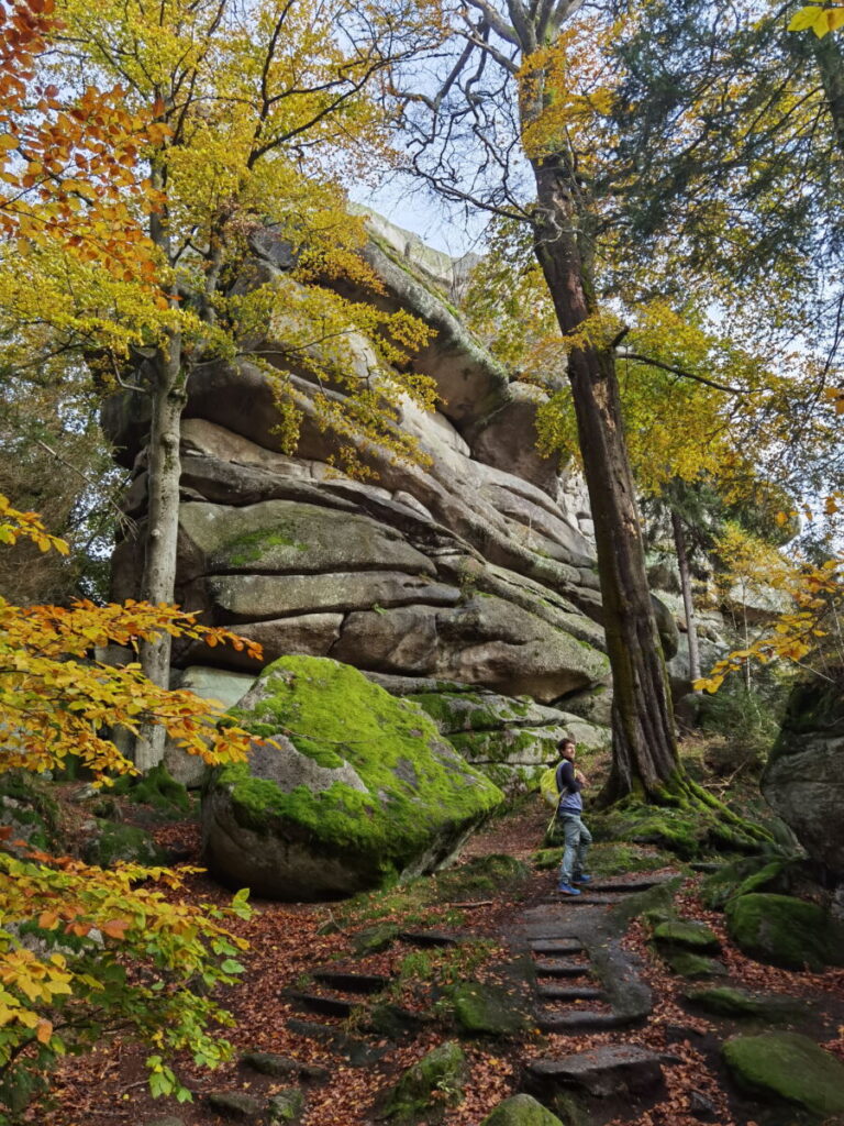 Traumhaft im Fichtelgebirge wandern, am Großen Waldstein