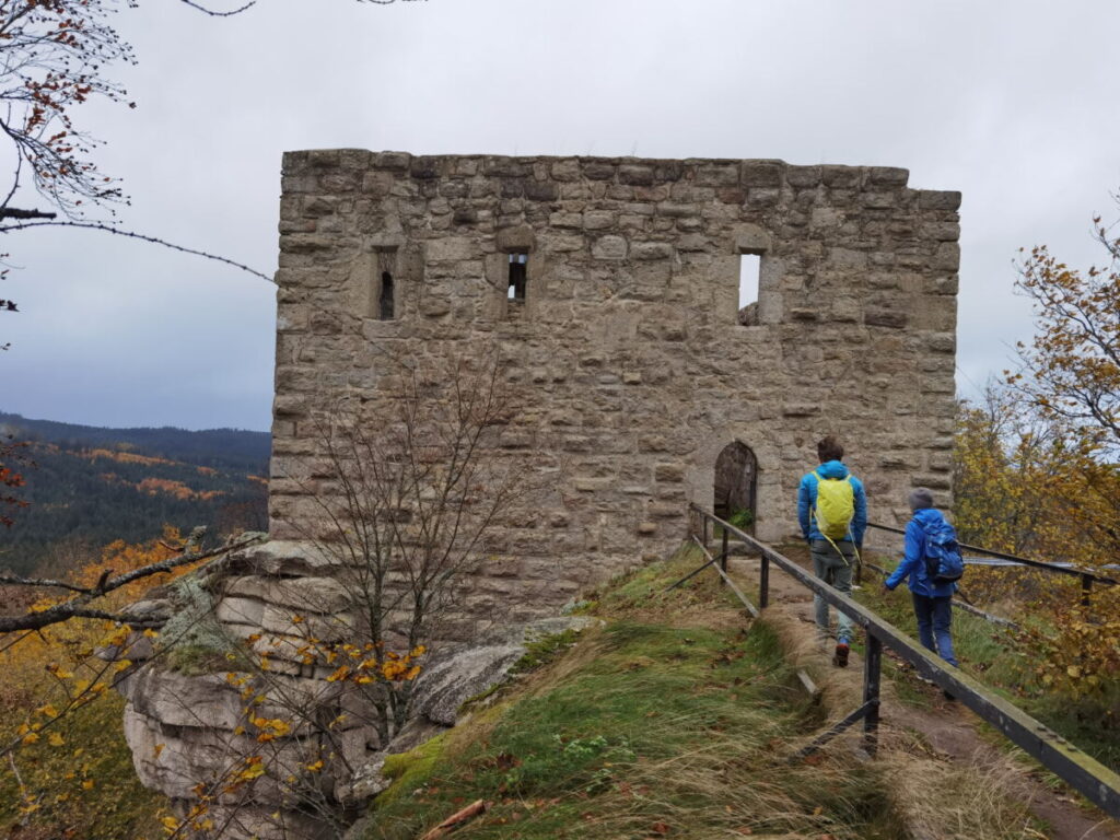 Die Burg Epprechtstein steht allen Besuchern offen - oben ist eine Aussichtsplattform